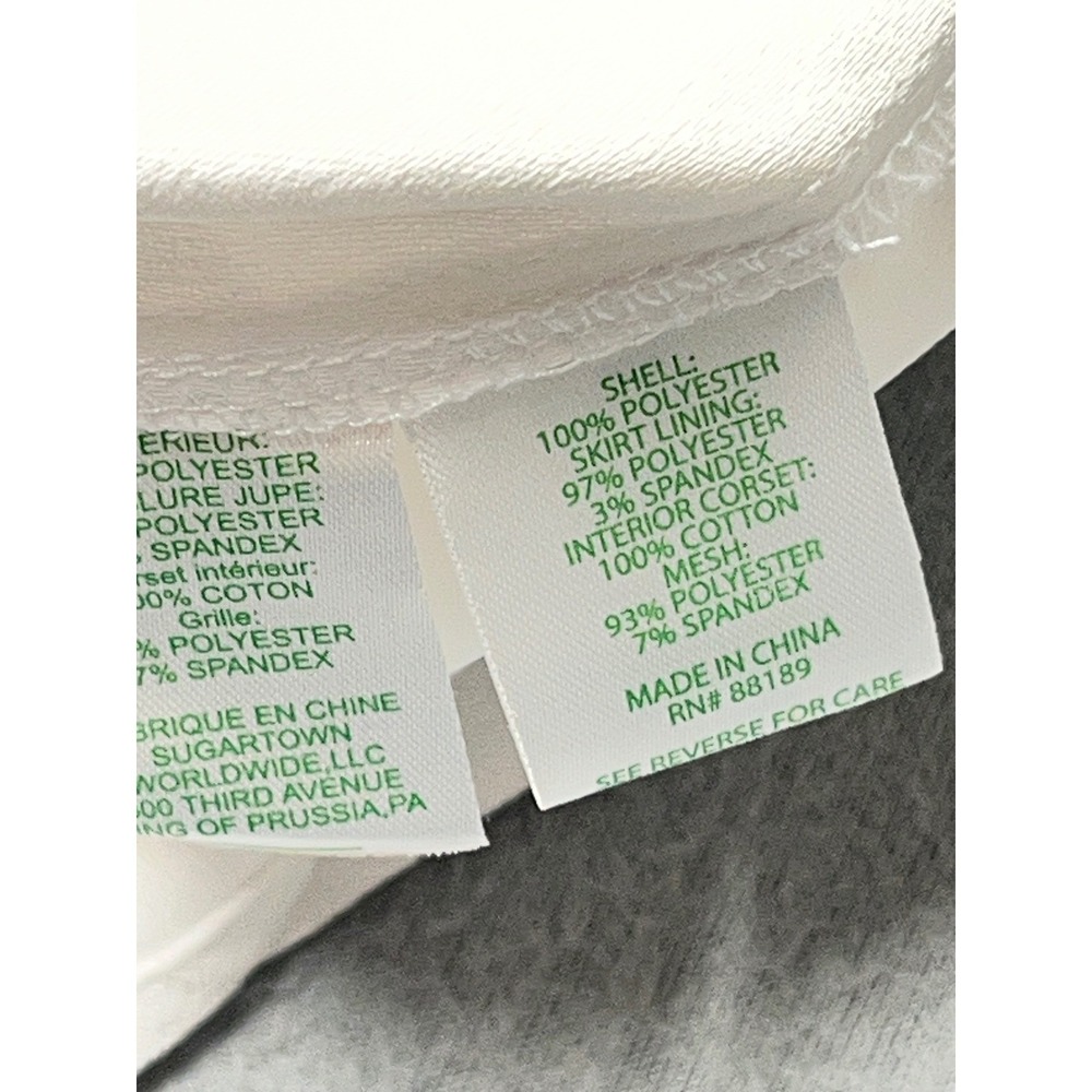Lilly Pulitzer White Strapless Sweetheart Pleated Cocktail‎ Dress 012393 Size 6 - Picture 10 of 15